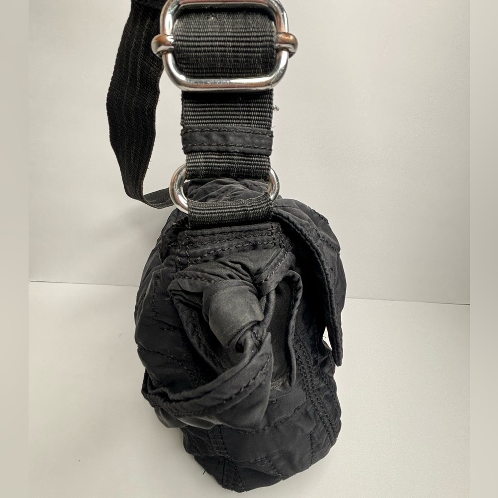 Marc By Marc Jacobs Signature Quilted Flap Over Black Nylon Crossbody purse bag - Picture 5 of 16